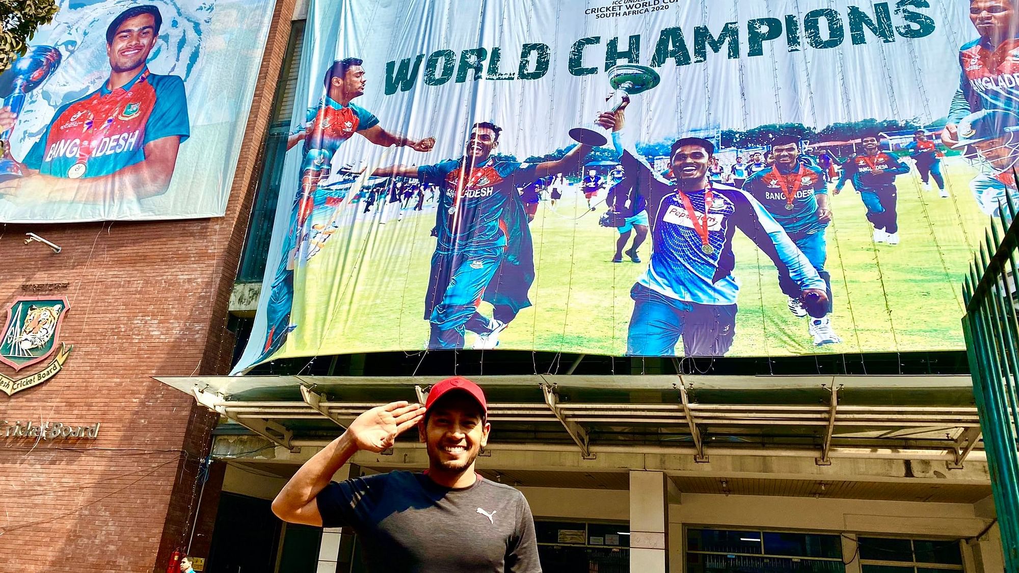  Mushfiqur Rahim on Wednesday ‘saluted’ the U-19 World Cup winning team by posting a photo on social media