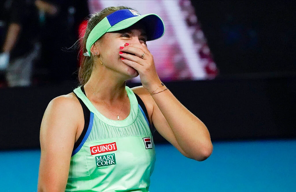 Sofia Kenin had beaten home favourite and world No 1 Ashleigh Barty in the semi-final.