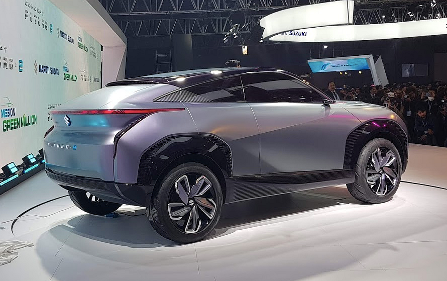 The rear of the Concept Futuro E by Maruti Suzuki.