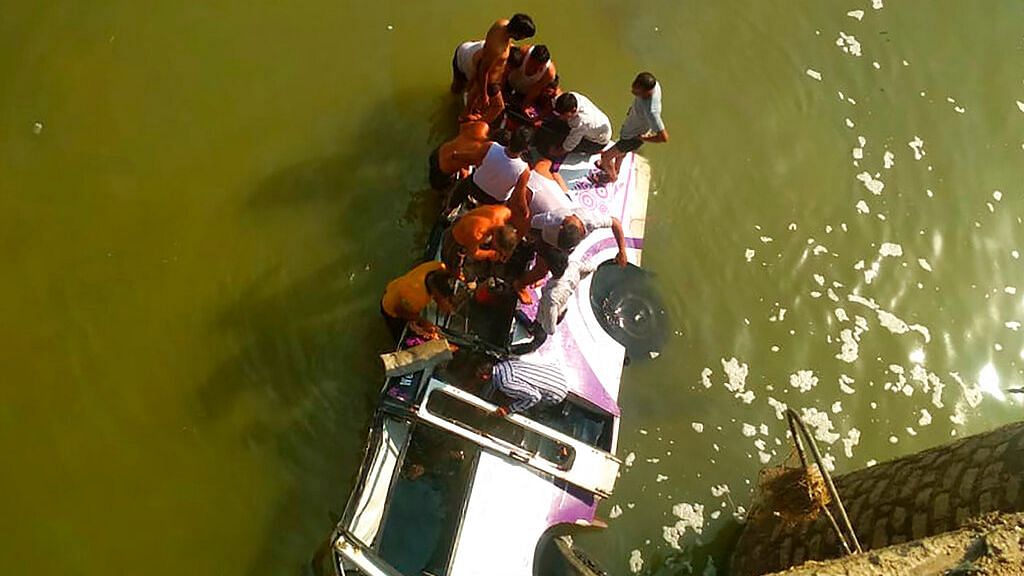 The wedding party with 28 persons on board was headed to Sawai Madhopur from Kota