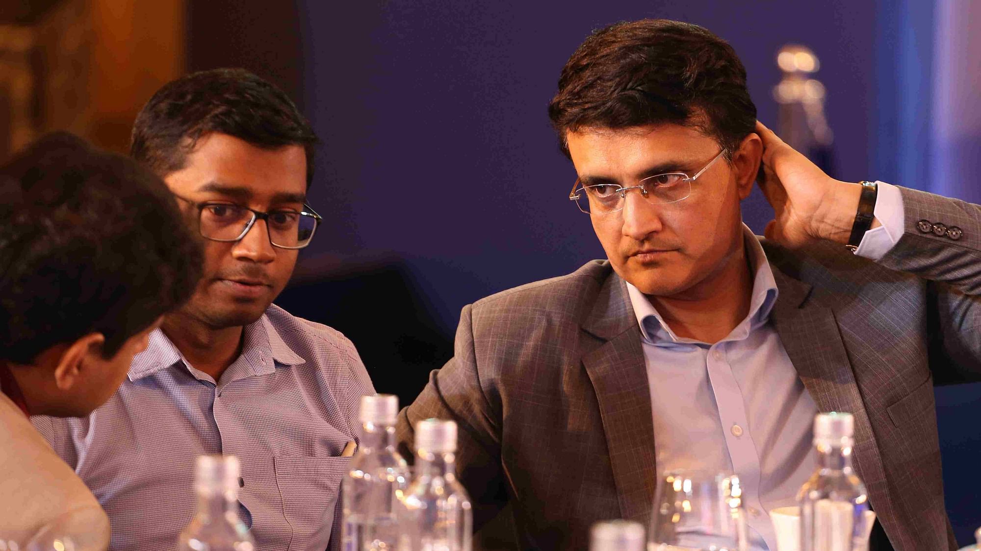 Sourav Ganguly (right) took charge as the president of the Board of Control for Cricket in India (BCCI) in October 2019.