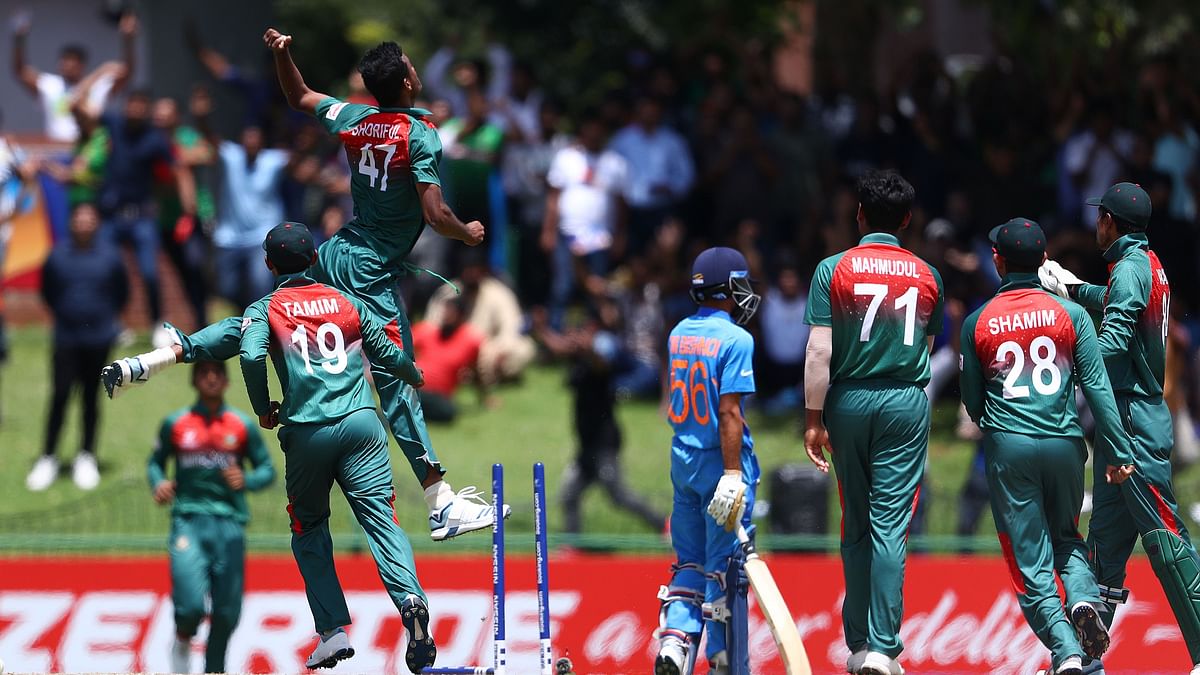 Set a revised target of 170 after a brief rain interruption, Bangladesh won the match with 23 balls to spare.