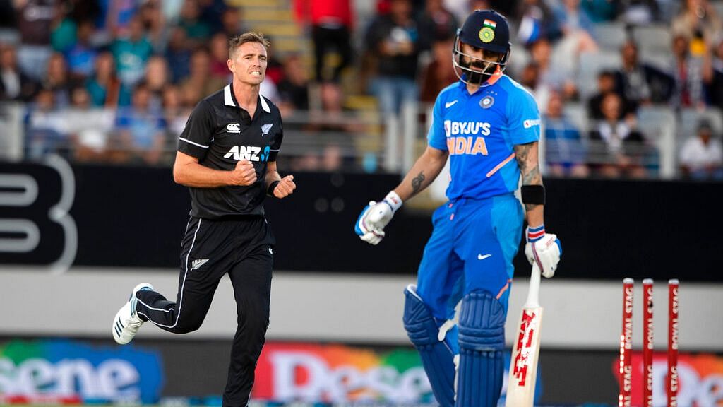Tim Southee picked up two wickets, including that of skipper Virat Kohli, in the second ODI on Saturday.