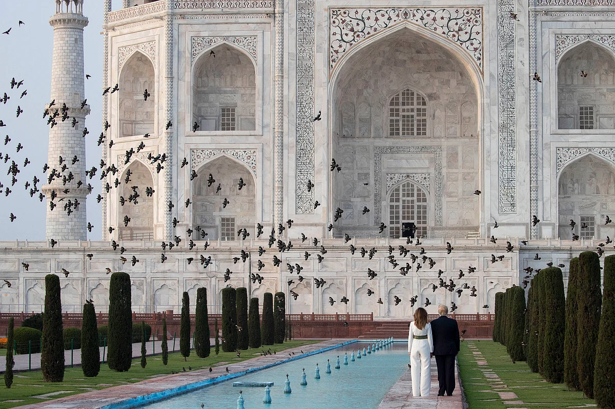 ‘Inspires Awe’: Trump After Taj Mahal Stroll With Melania Trump