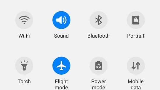 How to use mobile internet on flight mode?
