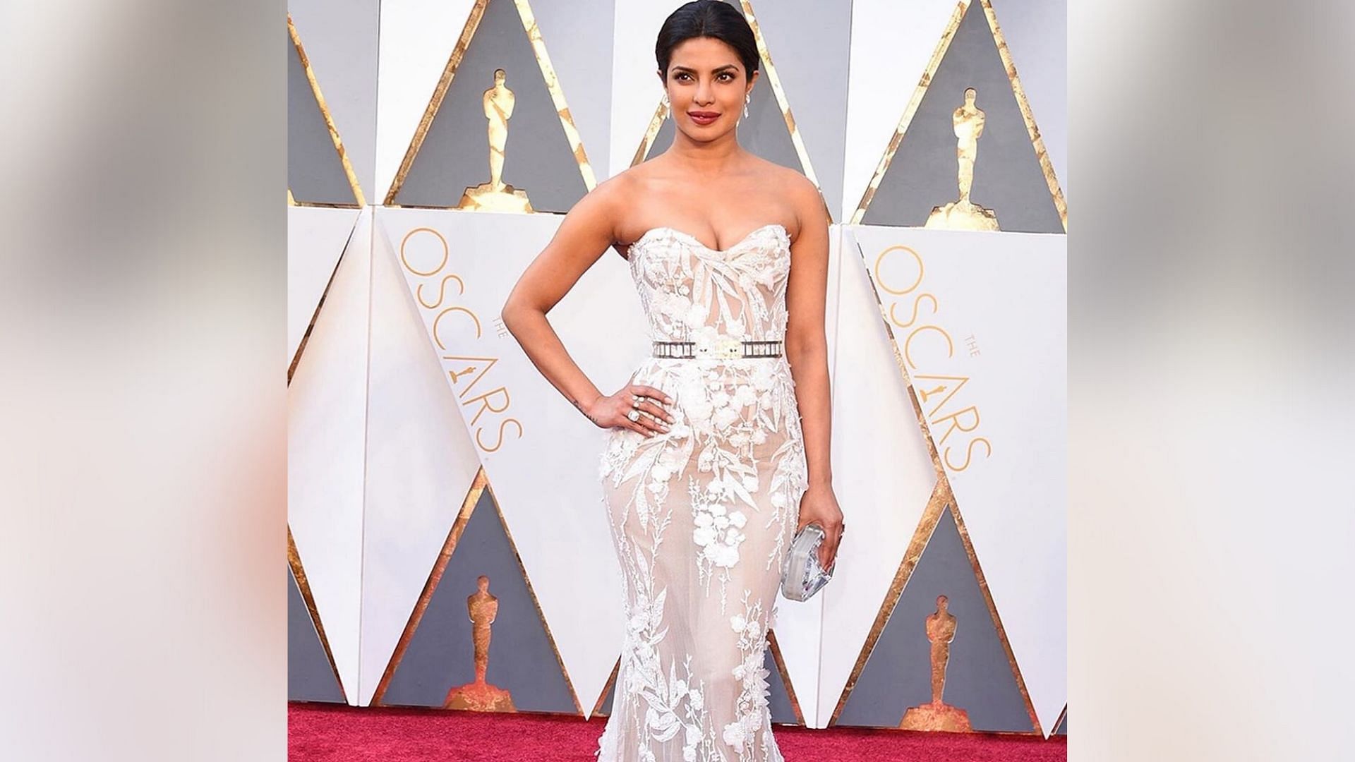 Priyanka Chopra’s throwback Oscar look.