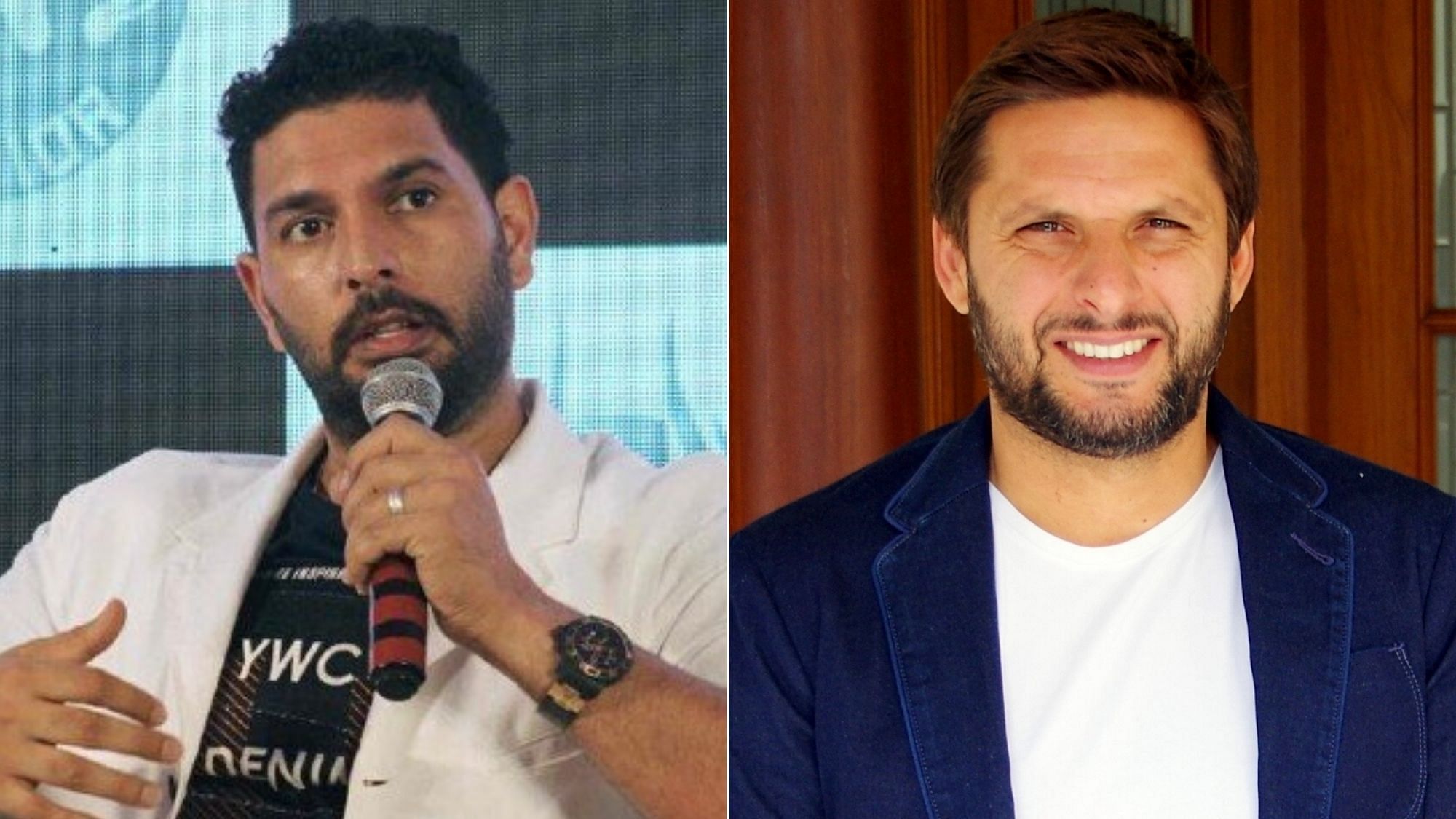 Yuvraj Singh (L) and Shahid Afridi. Image used for representation only.