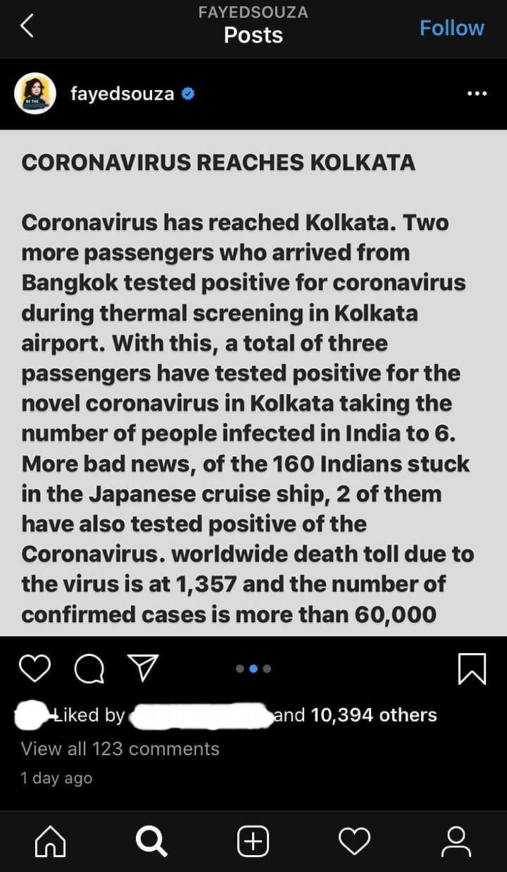 News agency PTI was among the first to report on these alleged cases of coronavirus in Kolkata. 
