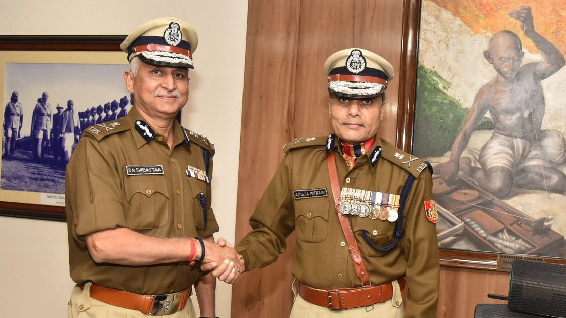 SN Shrivastava took charge as the Delhi Police Commissioner.