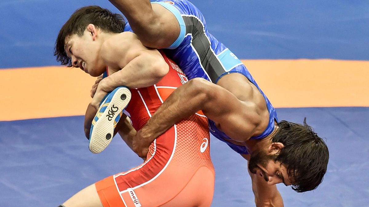 Bajrang suffered a comprehensive 1-10 defeat against the world number nine Takuto Otoguro in the 65kg final.