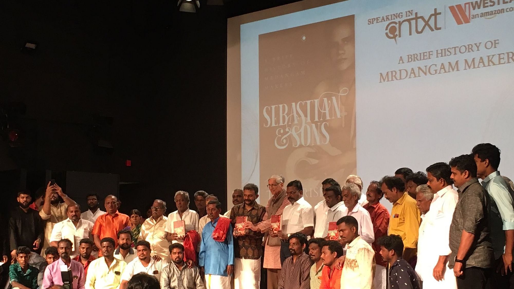 TM Krishna at his book launch event at the Asian College of Journalism in Chennai on 2 February.