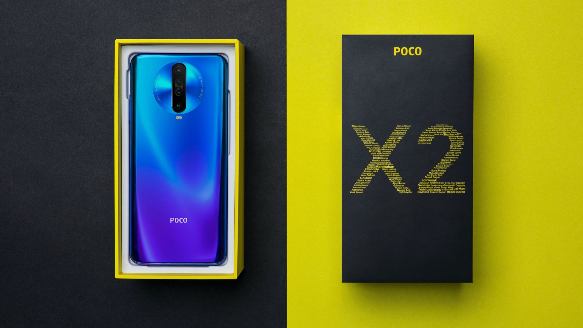 The Poco X2 comes with a 64-megapixel primary camera.
