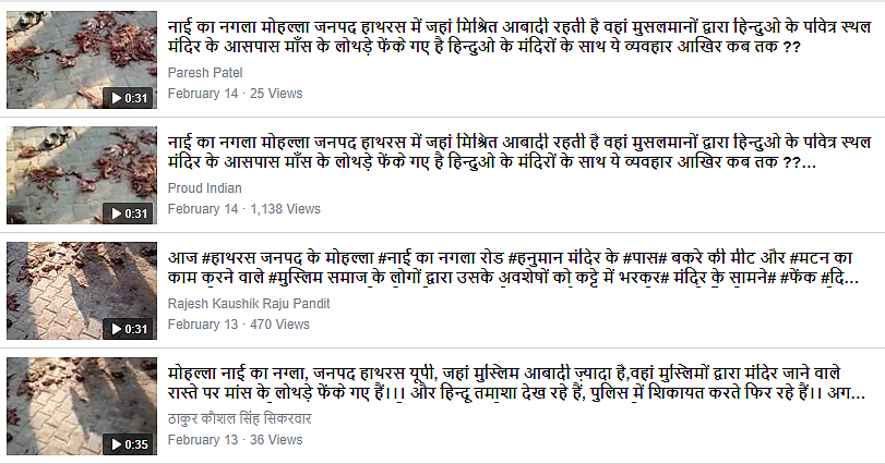 The video is viral on Facebook.