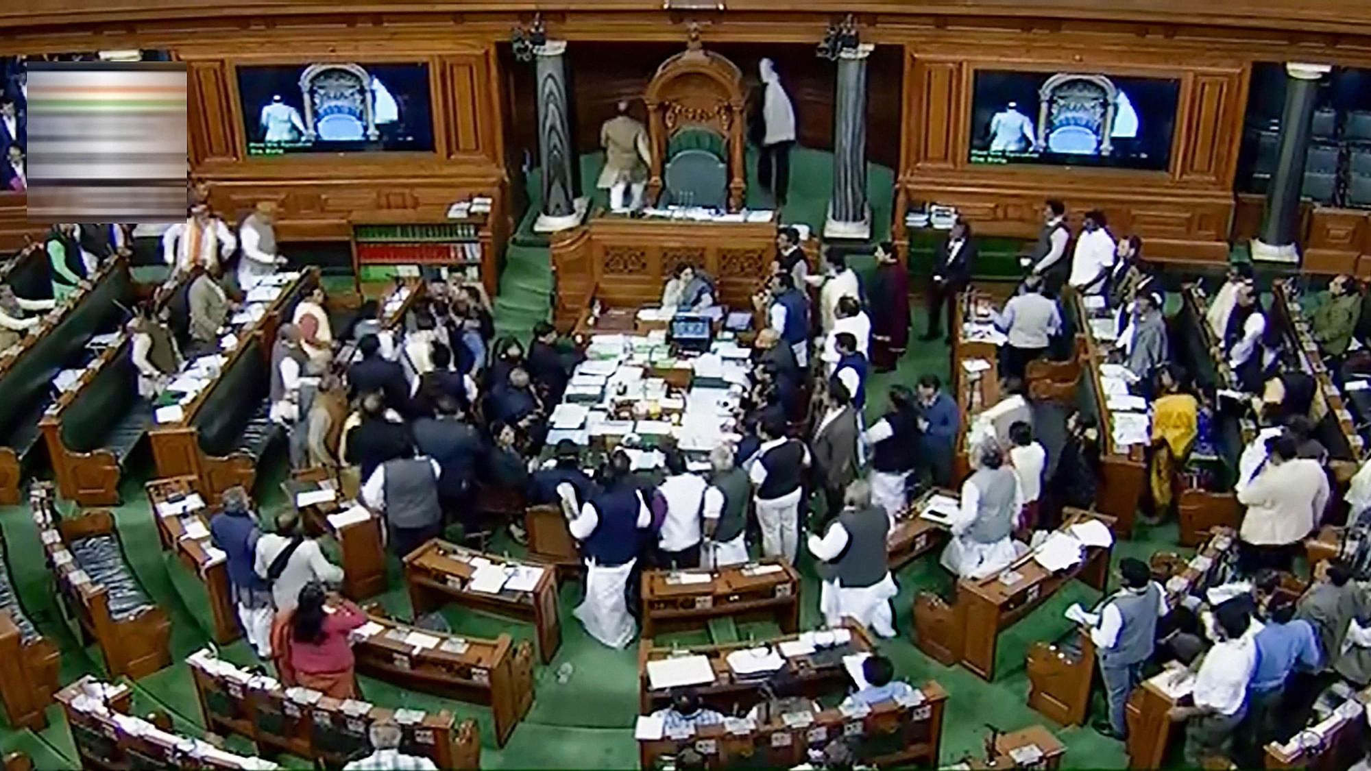 Congress and BJP MPs nearly came to blows over Rahul Gandhi’s comment on PM Modi