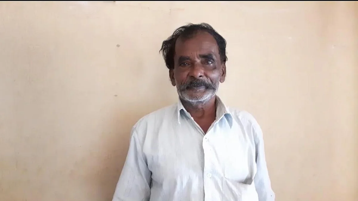 Subbramani, a street vendor 