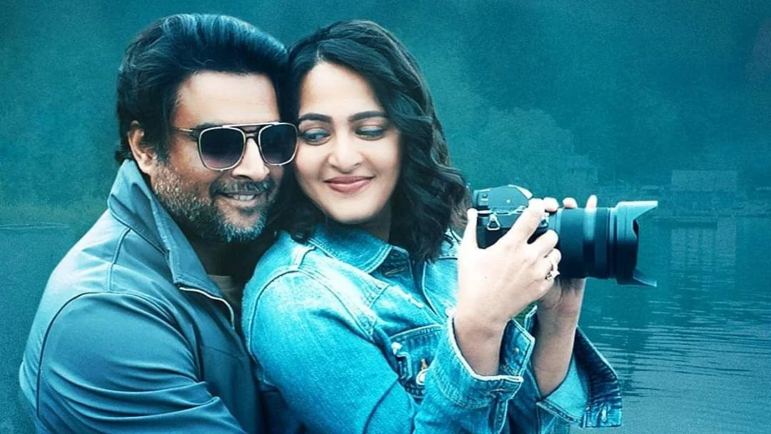 R Madhavan and Anushka Shetty in <i>Nishabdham.</i>