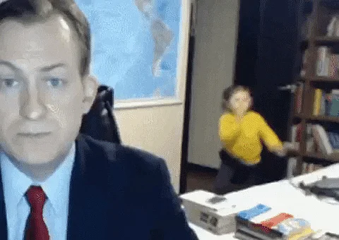 Remember that infamous BBC interview? Yes, talk to your family about boundaries. 