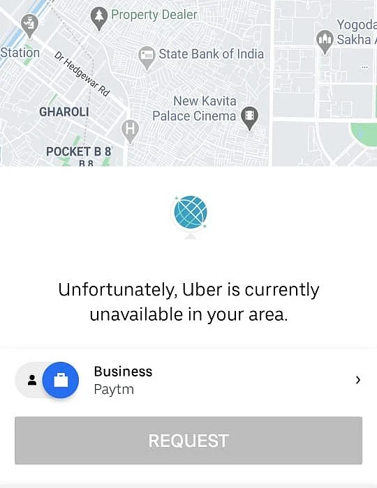 Uber has suspended all services in Delhi.