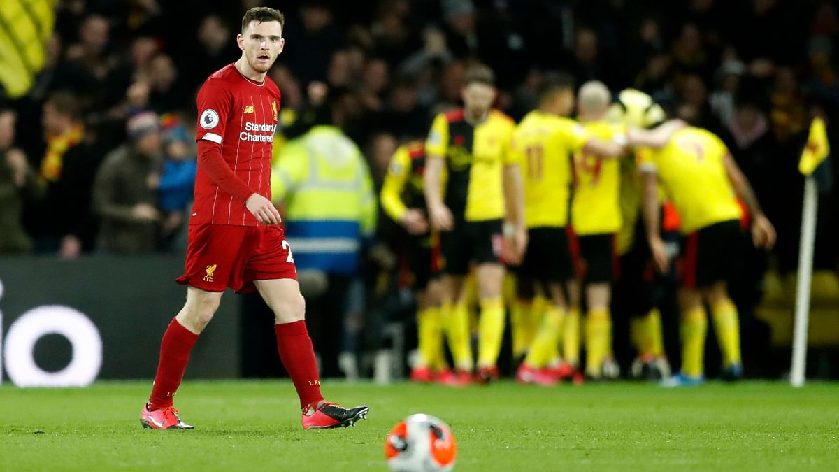 Liverpool’s ambitions of remaining unbeaten in Premier League were ended with a surprise 3-0 loss at Watford.