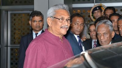  Sri Lankan President Gotabaya Rajapaksa.