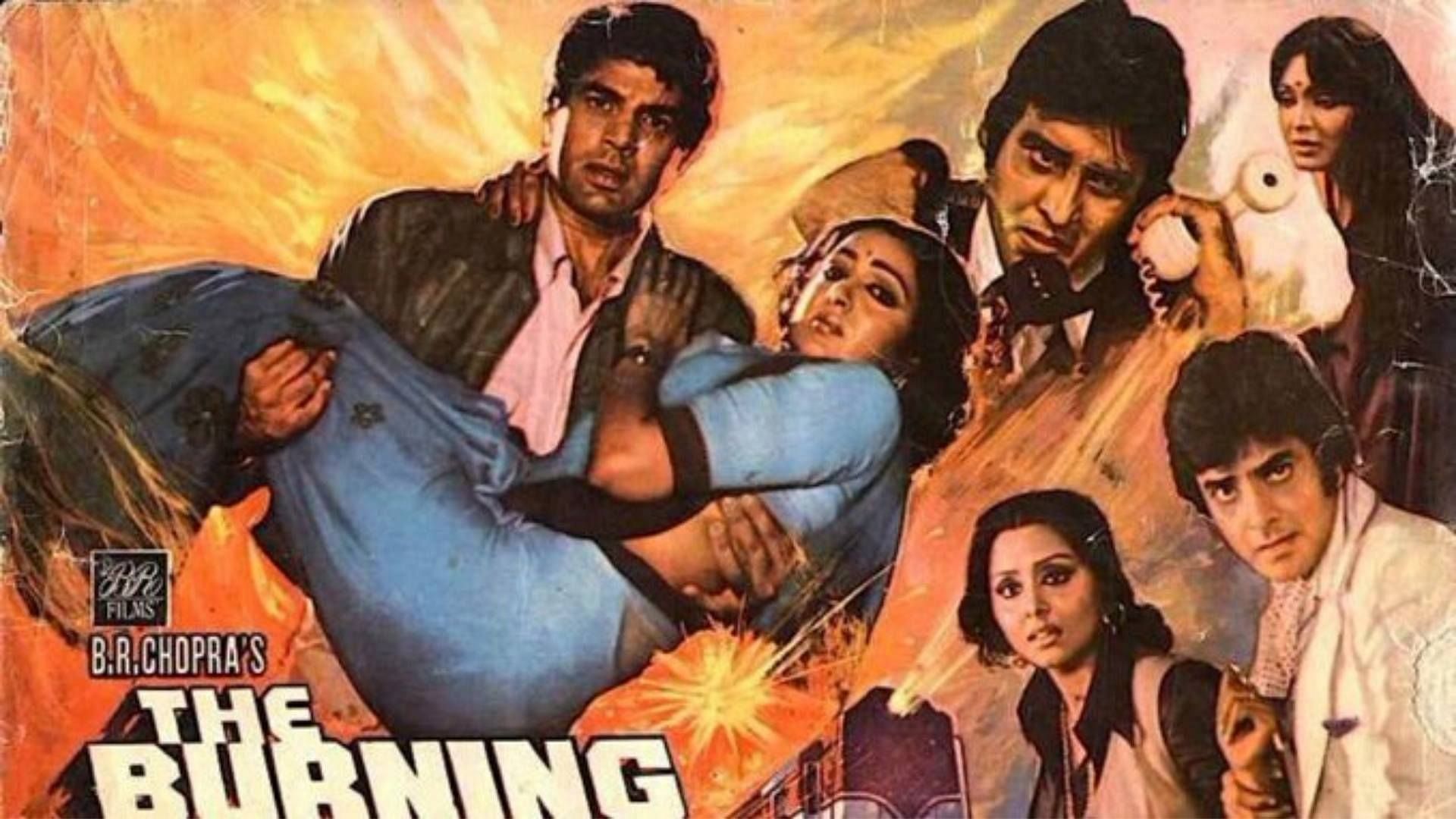 A poster of Ravi Chopra’s <i>The Burning Train</i>.