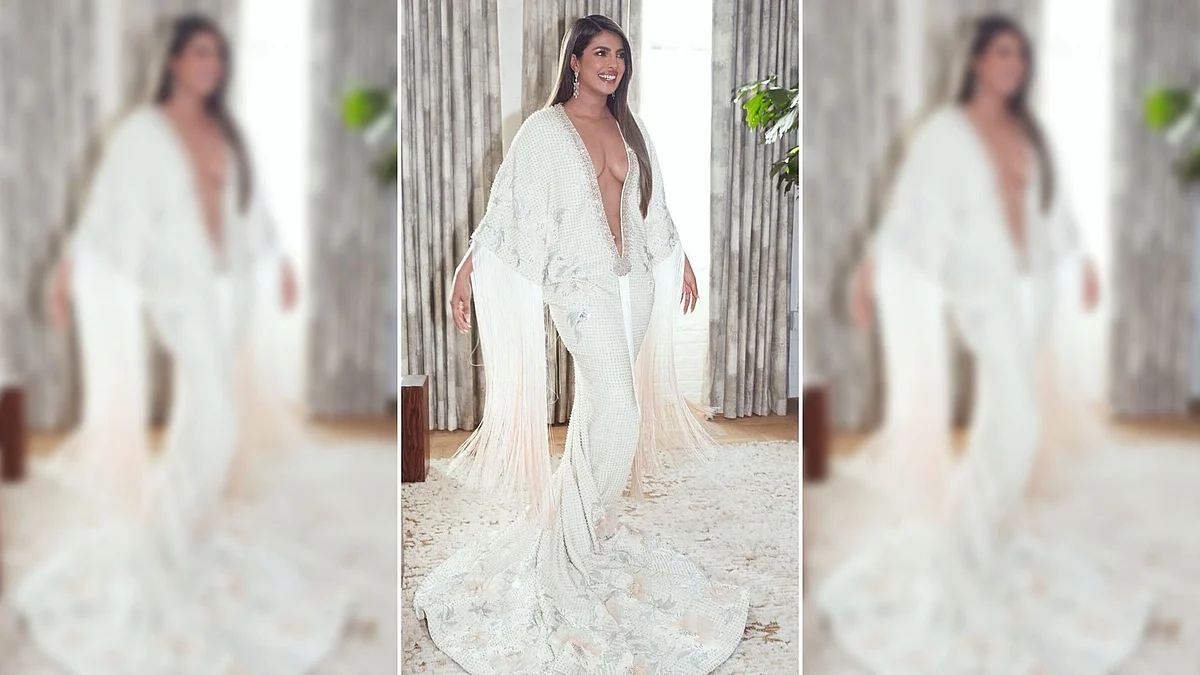 Priyanka Chopra at the Grammys this year. 