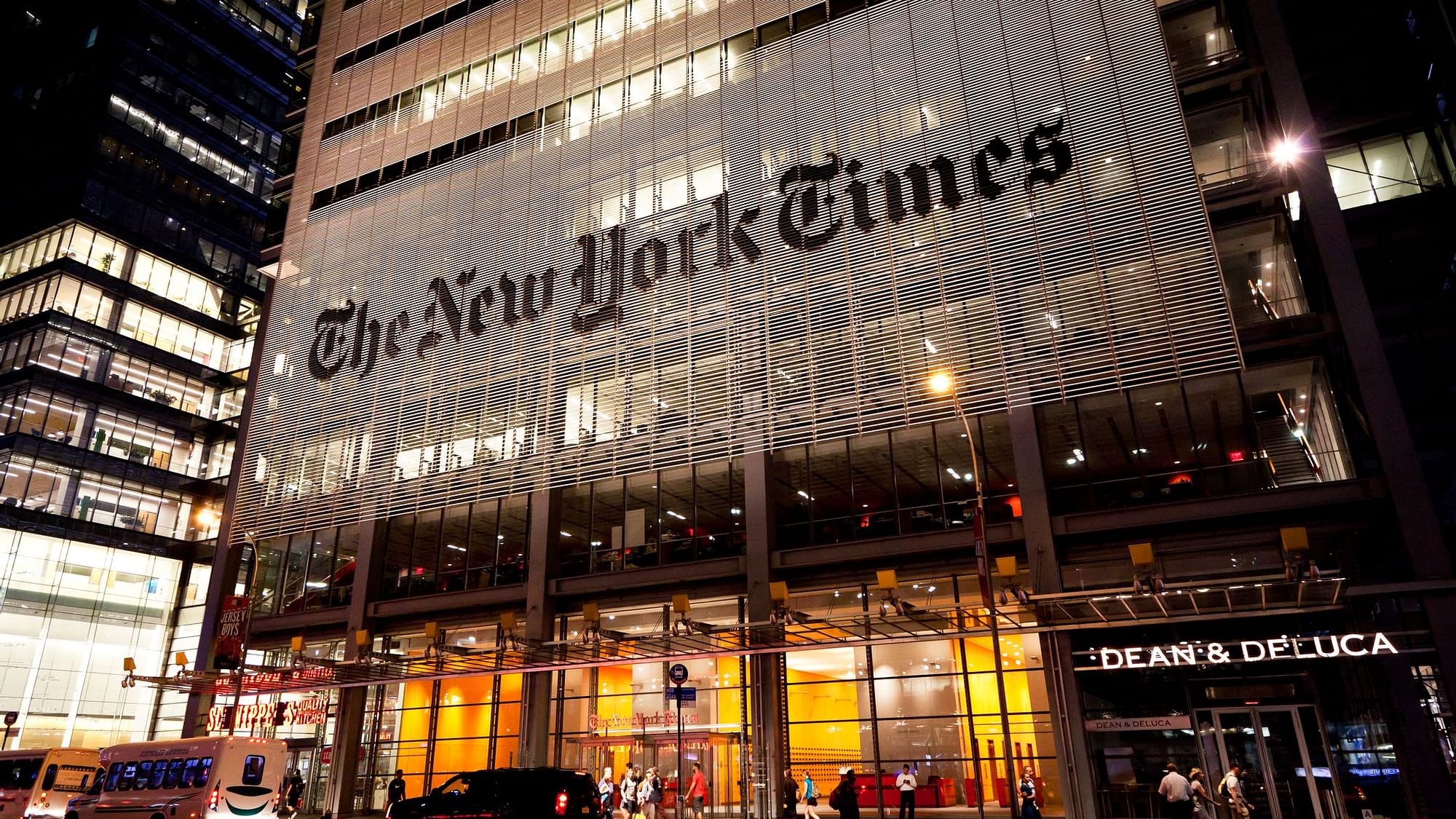 The New York Times offices in NY