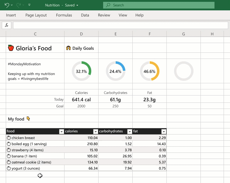 New features added in Microsoft Excel.