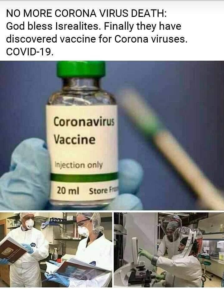 FIT-WebQoof: Has Israel Discovered a Vaccine For Coronavirus?
