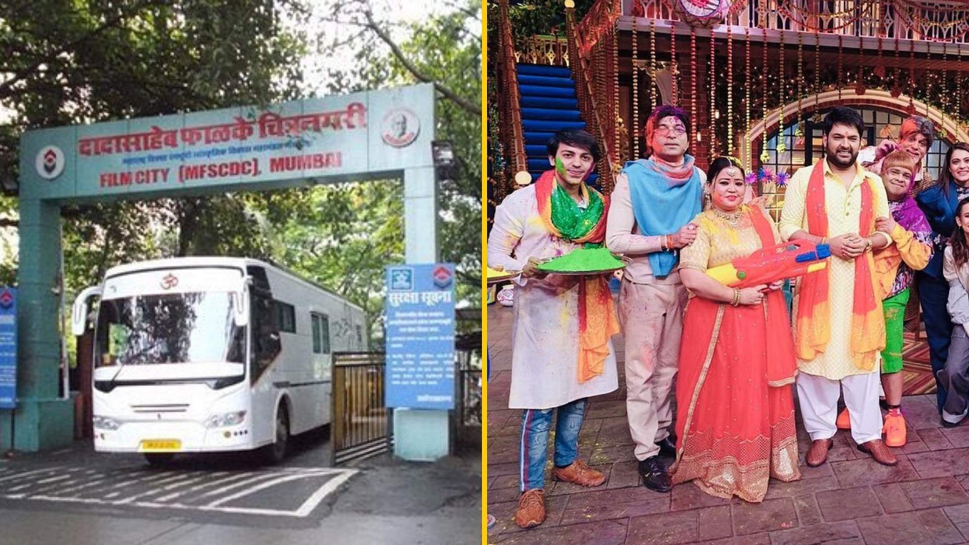 The BMC has directed Mumbai’s Film City to stop all shoots on its premises.