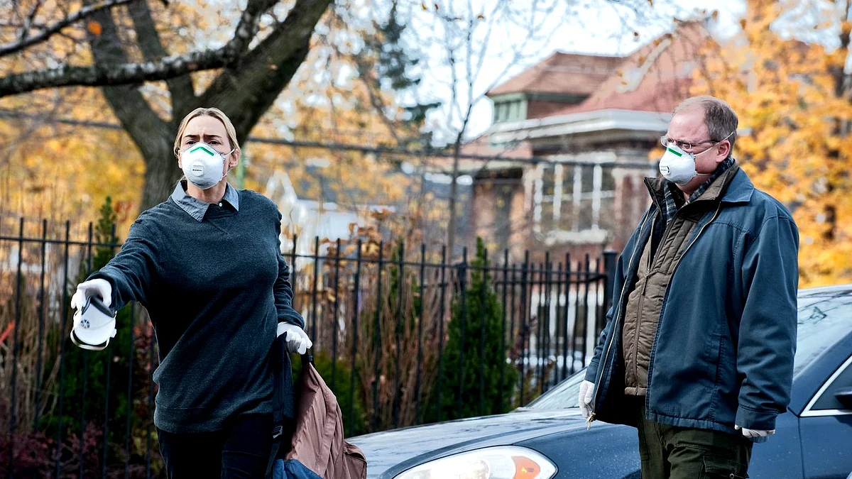 Kate Winslet in Contagion.
