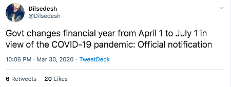 Financial Year Changed to 1 July? Finance Ministry Says It’s Fake!