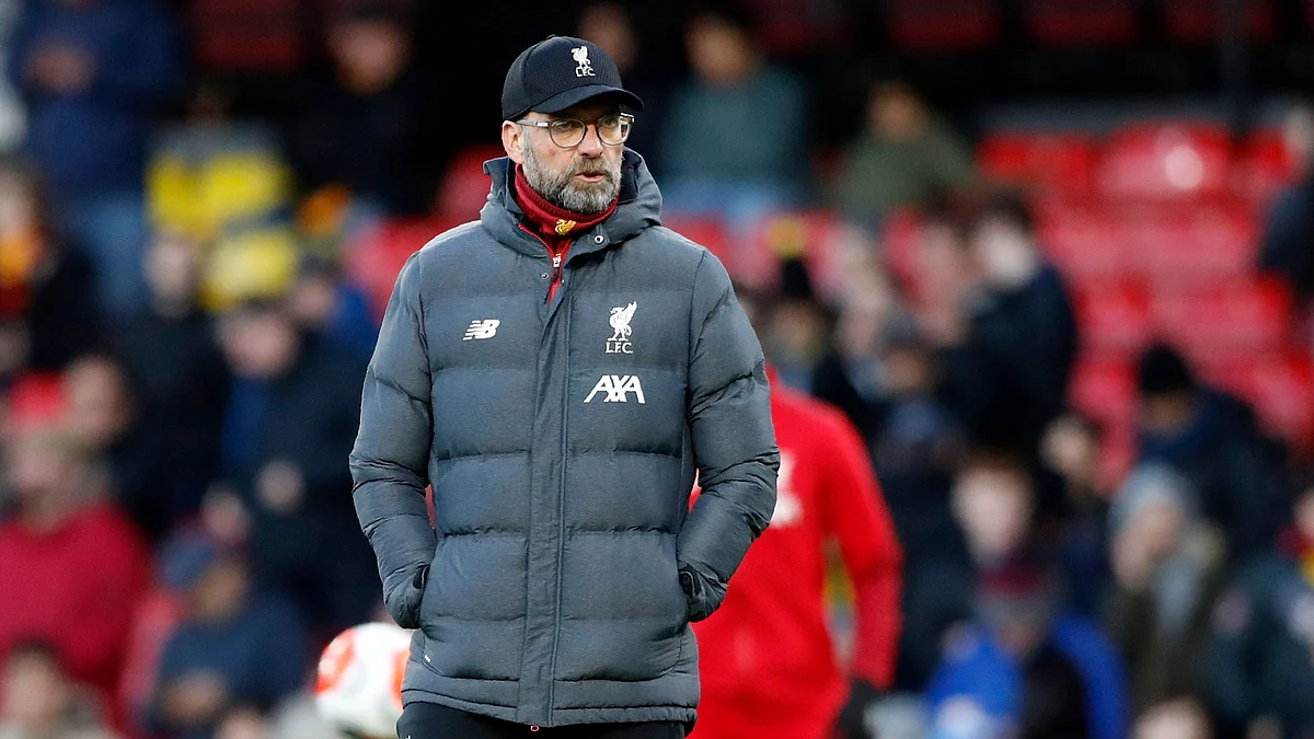 Juergen Klopp’s team headed to Vicarage Road as the champions-in-waiting - with their record 22-point lead.