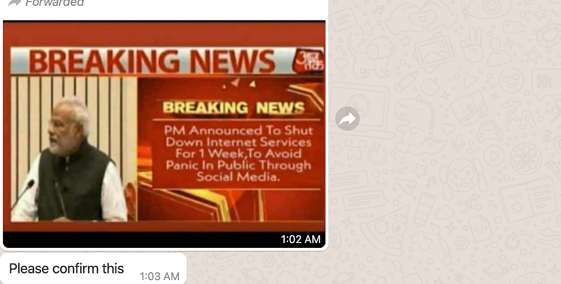 COVID-19: Fake Bulletin Used to Claim PM Ordered Internet Shutdown