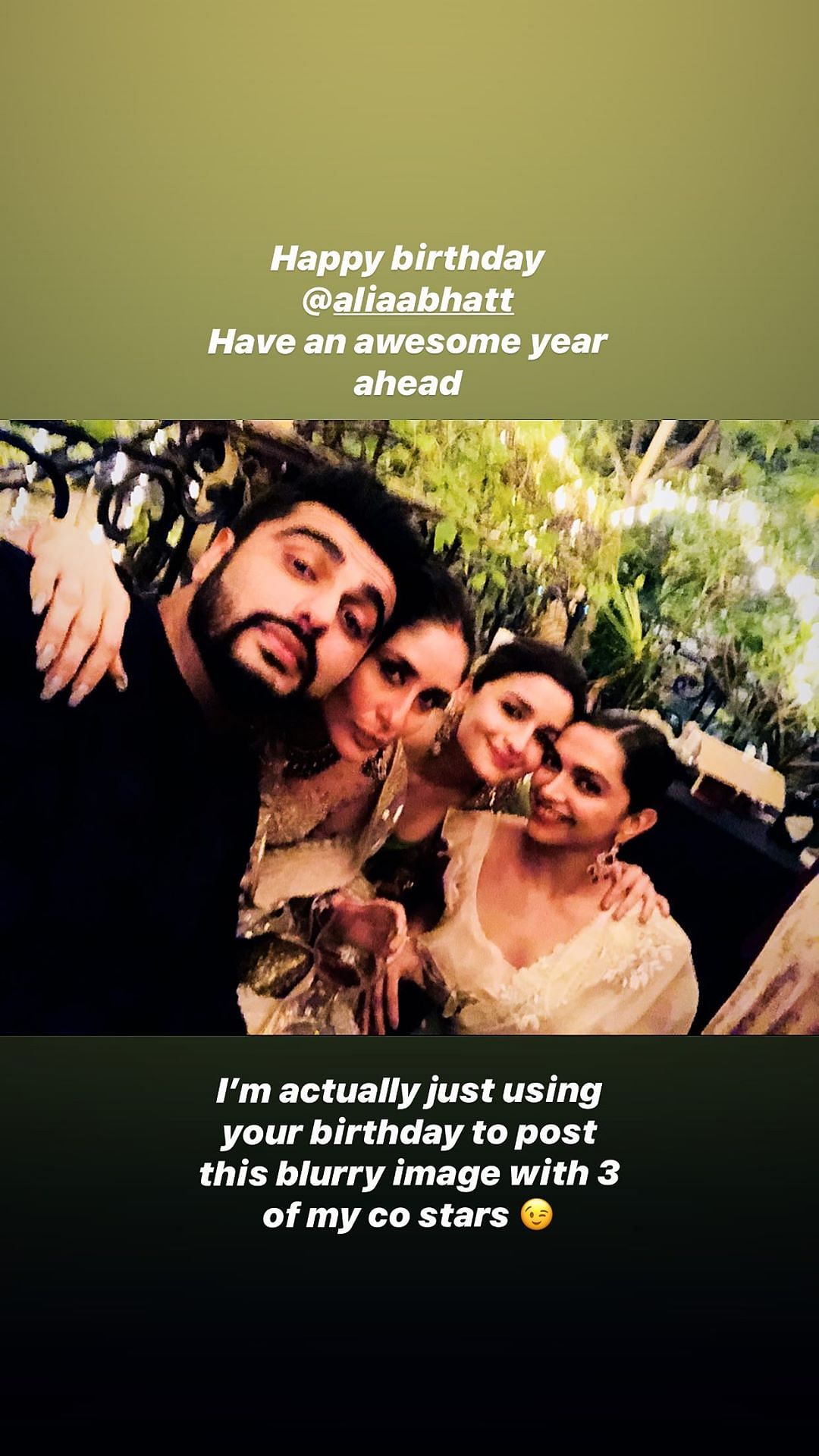 Alia turned a year older on Sunday, 15 March. 