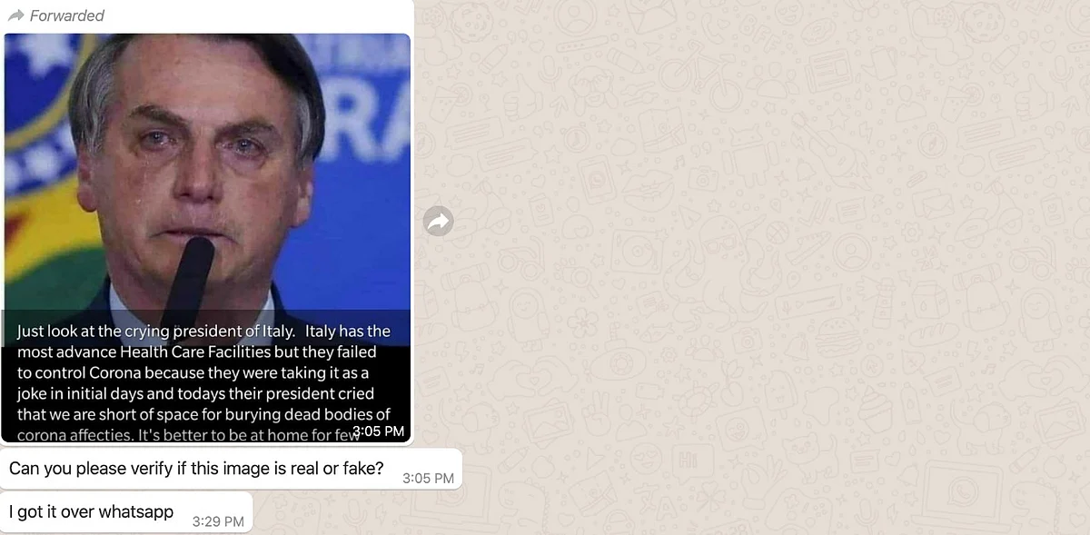 No, This Isn’t the Italian President Crying Over COVID-19 Deaths