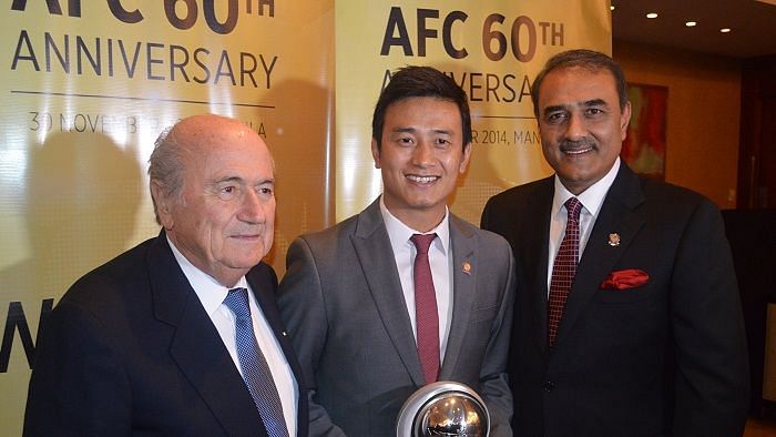 Bhaichung was inducted in the Asian Football Hall of Fame by the AFC in 2014.