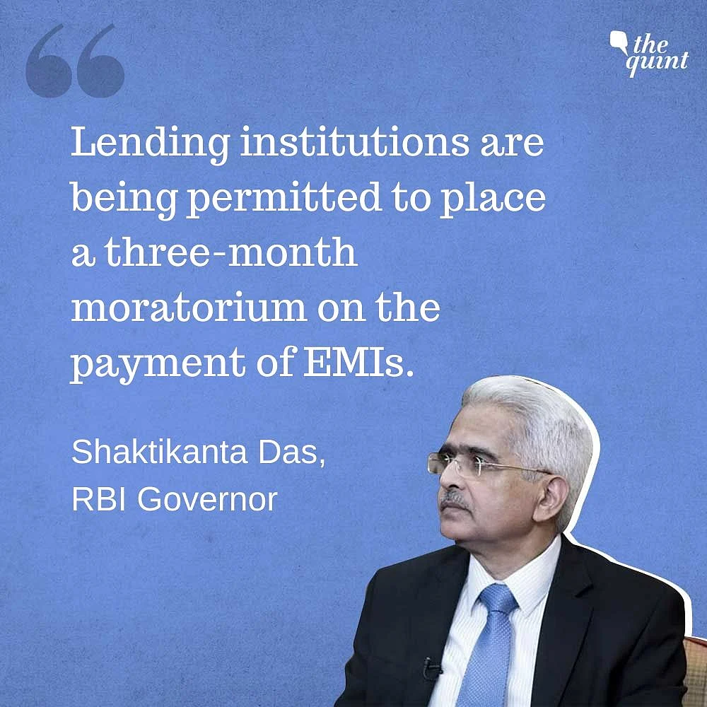 RBI Cuts Repo Rate, Allows 3-Month Moratorium on EMIs: Highlights