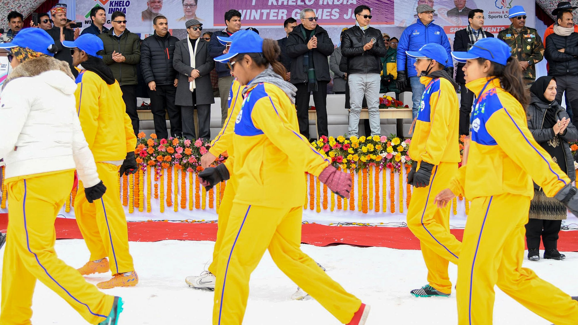 Sports Minister Kiren Rijiju inaugurated the first ever Khelo India Winter Games At Kashmir’s Gulmarg