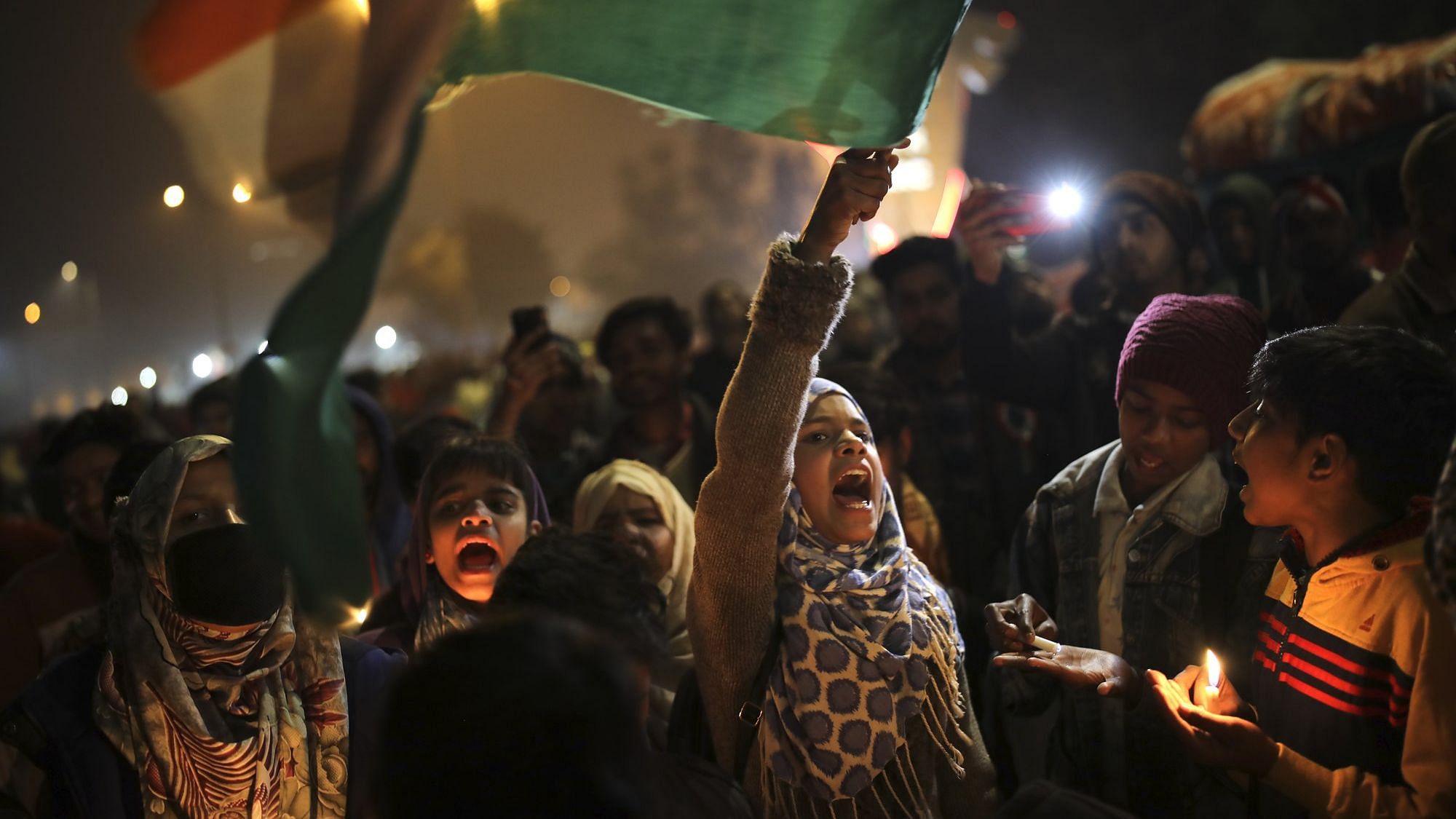 Women protesters at Shaheen Bagh.