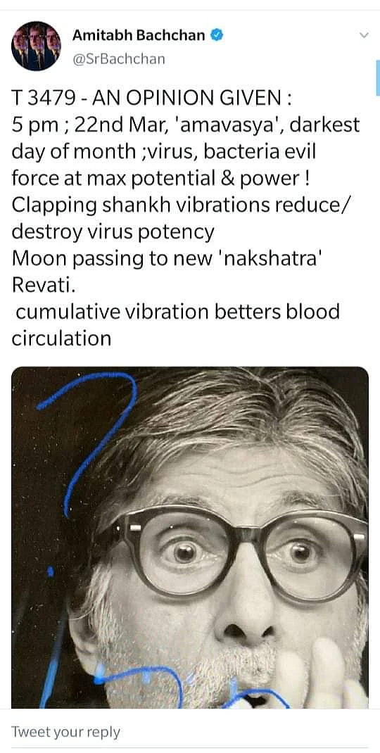 Why Big B’s Coronavirus Tweet Is a Cautionary Tale for All Celebs