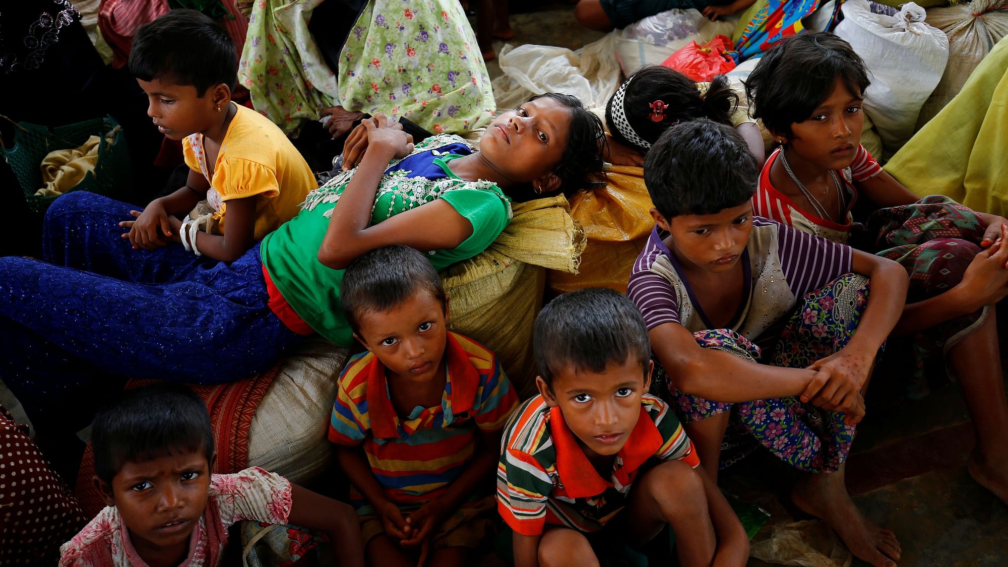 Rohingya refugees.