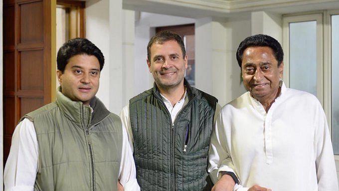 Congress MP Rahul Gandhi on Thursday, 12 March said that Jyotiraditya Scindia abandoned his ideology and joined hands with the RSS.