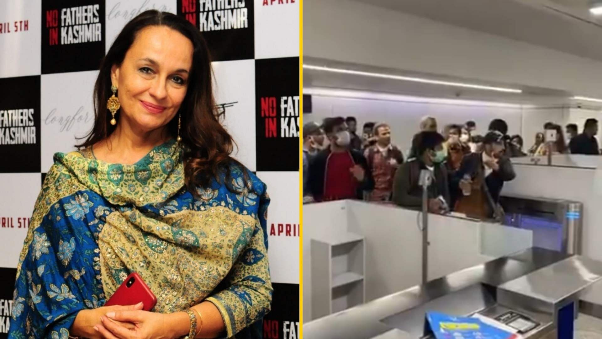Soni Razdan has apologised for sharing a video of irate passengers at Delhi Airport.