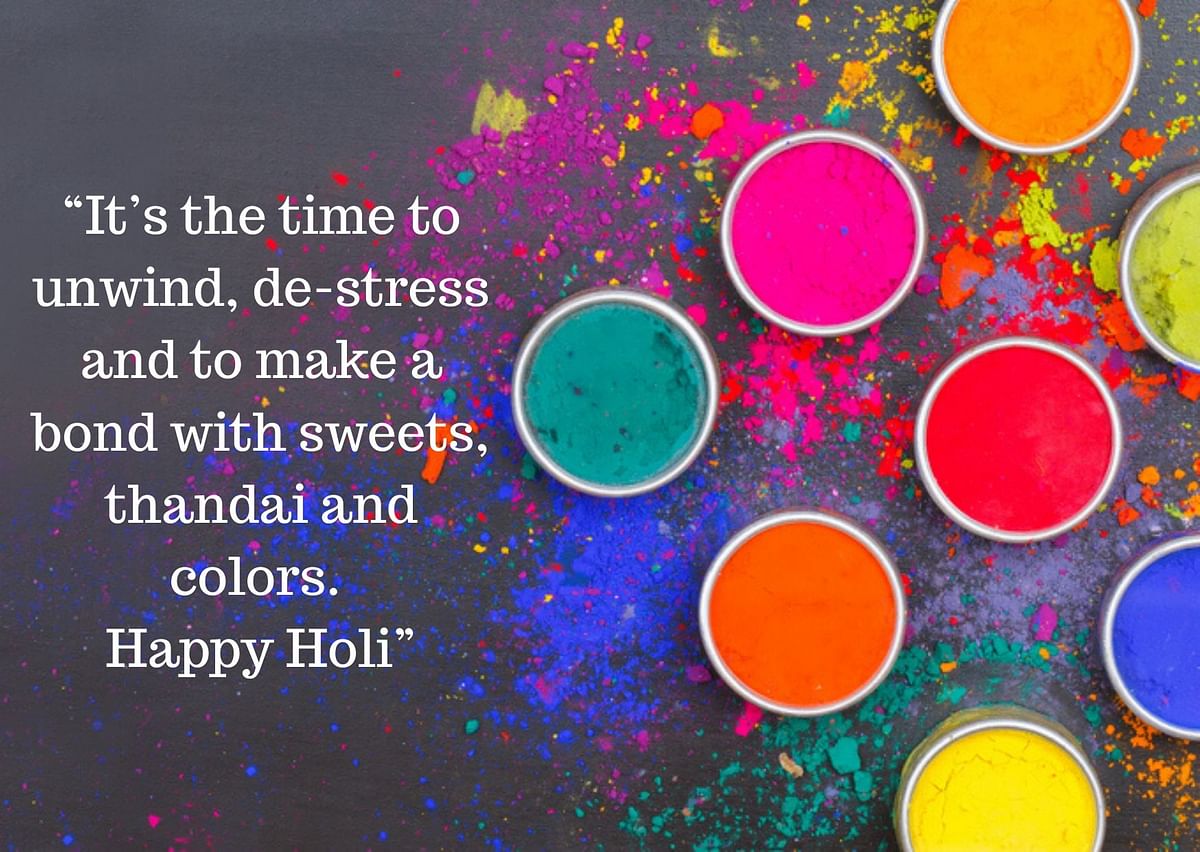 People in India celebrate Holi with full enthusiasm. Holi marks the end of winters and arrival of springs.