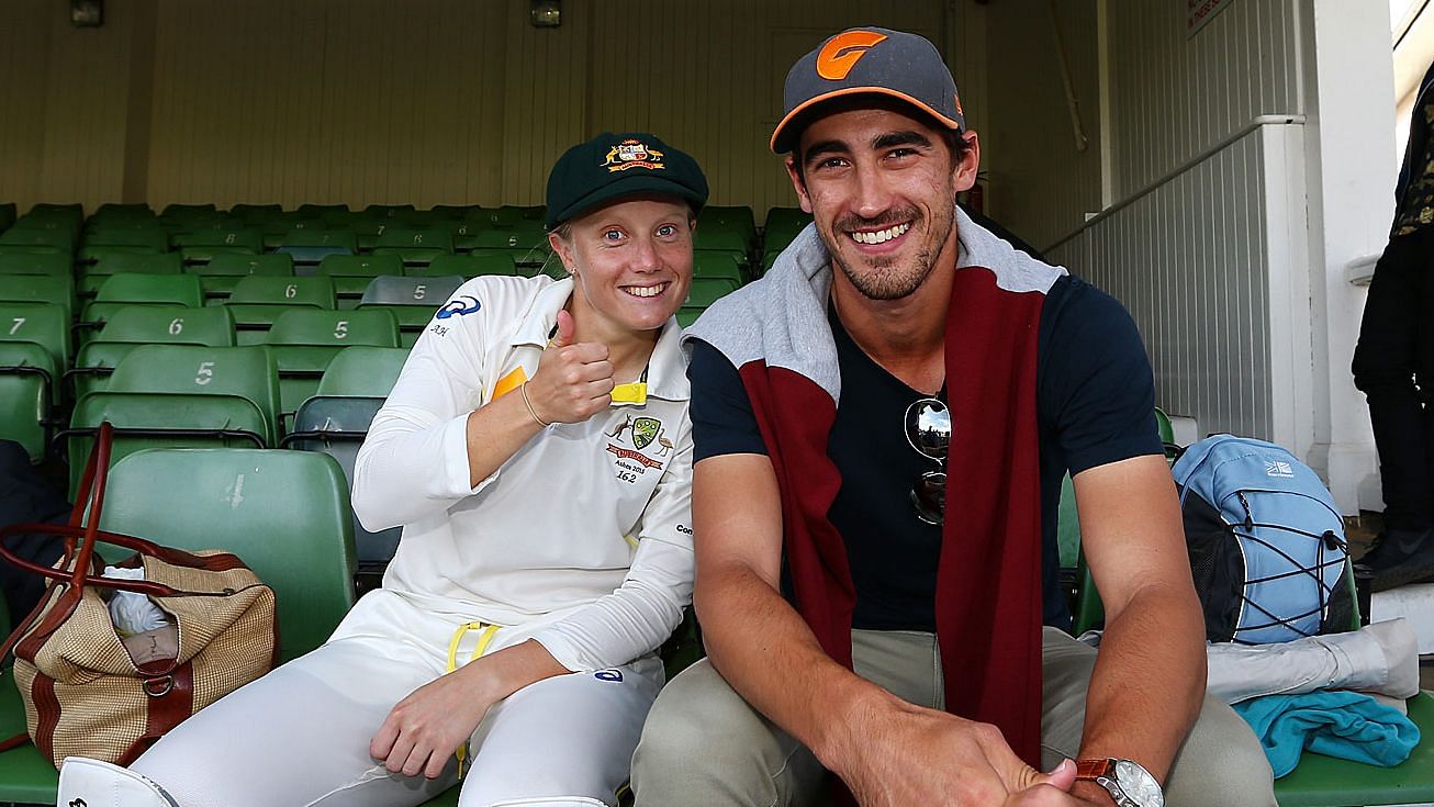 Star Australia pacer Mitchell Starc’s wife Alyssa Healy is part of the Australian women’s T20 team.