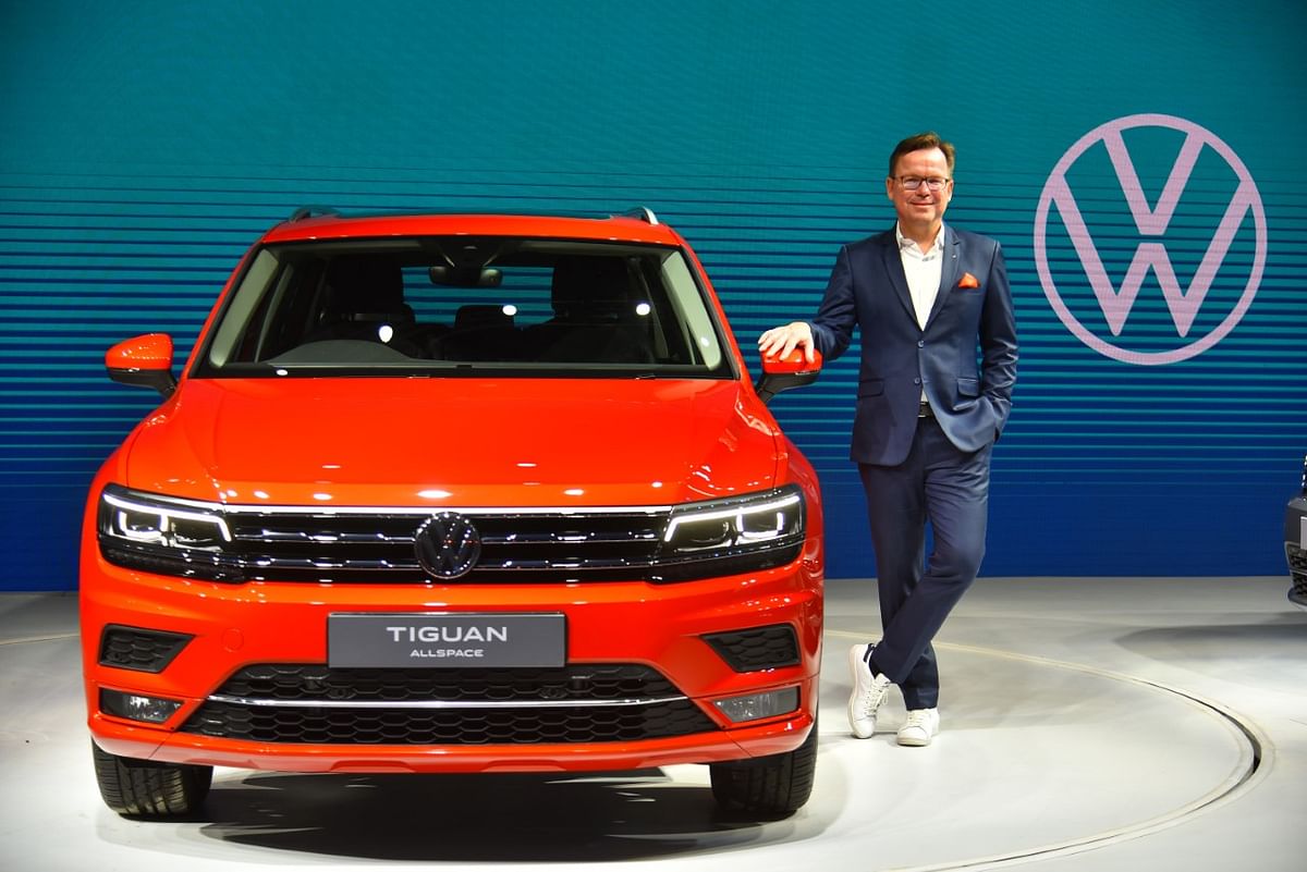 The Volkswagen Tiguan AllSpace competes with the Ford Endeavour, Toyota Fortuner and Skoda Kodiaq.