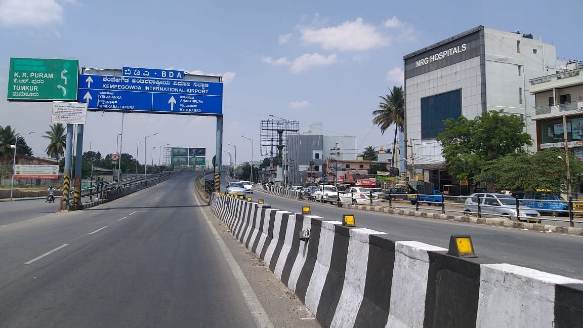 Roads empty in Bengaluru