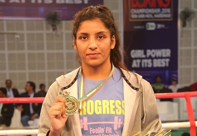 Simranjit won silver in the women’s 60 kg weight category at the Asian-Oceanian Boxing Olympic Qualifiers in Jordan.