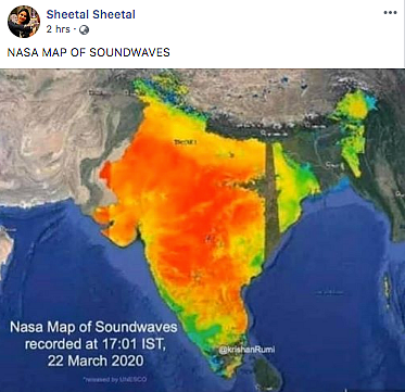 Old Heatwave Map Used as Sound Waves Recorded During Janata Curfew